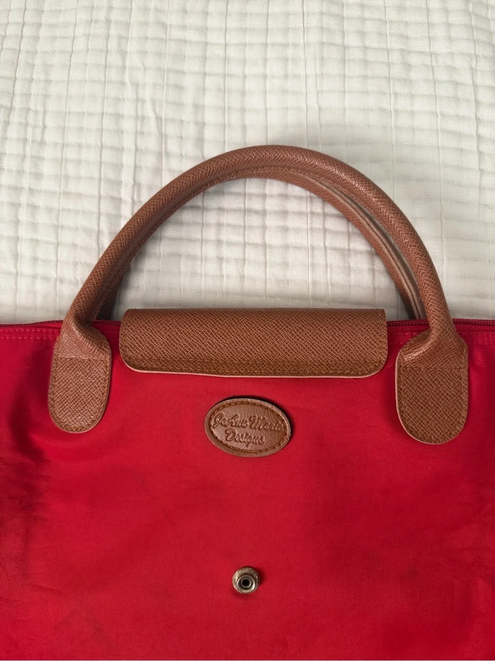 Jo Ann Marie Designs Tote Bag/Purse, Foldable Travel, Red